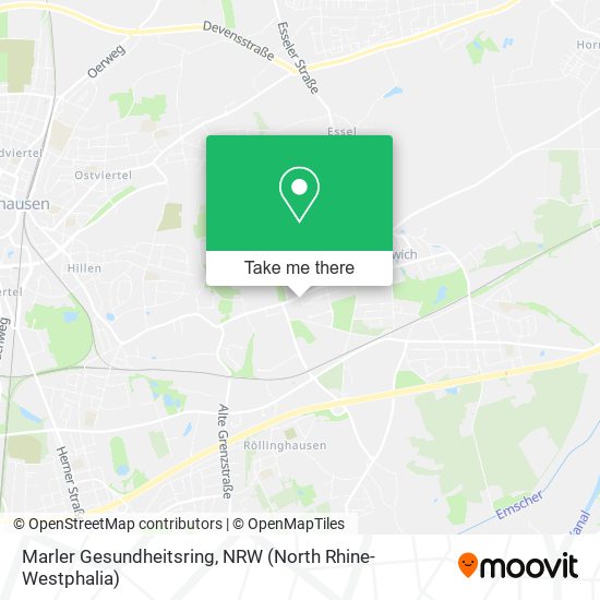Marler Gesundheitsring map