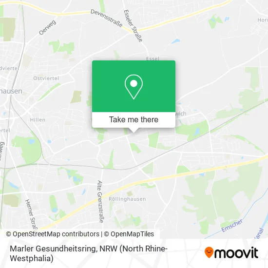 Карта Marler Gesundheitsring