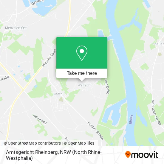 Карта Amtsgericht Rheinberg