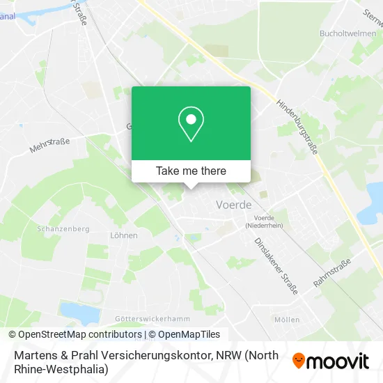 Карта Martens & Prahl Versicherungskontor