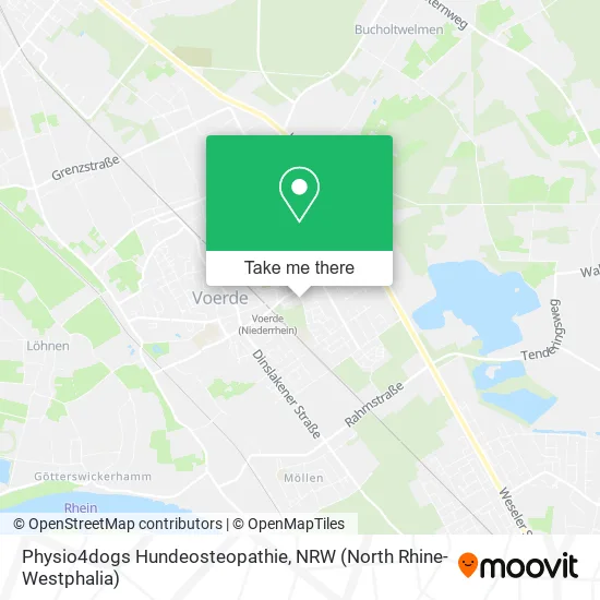 Карта Physio4dogs Hundeosteopathie