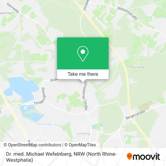 Карта Dr. med. Michael Wefelnberg