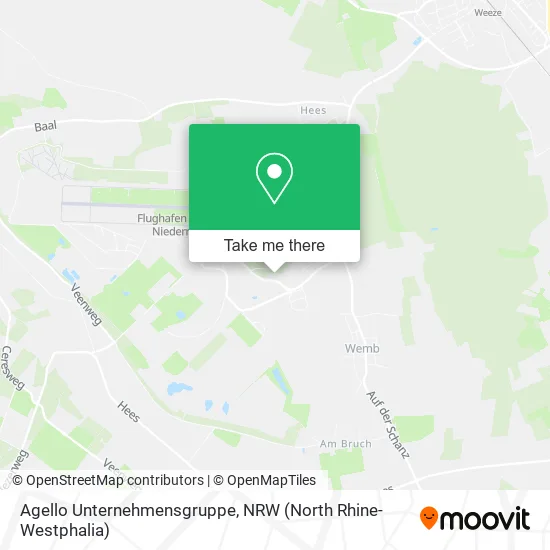 Карта Agello Unternehmensgruppe