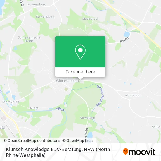 Карта Klünsch Knowledge EDV-Beratung
