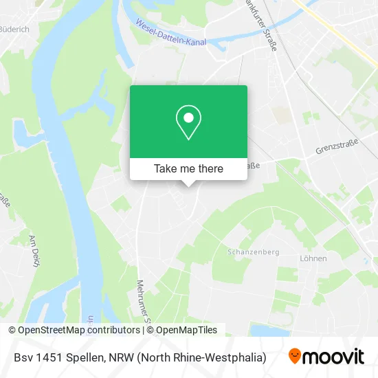 Карта Bsv 1451 Spellen