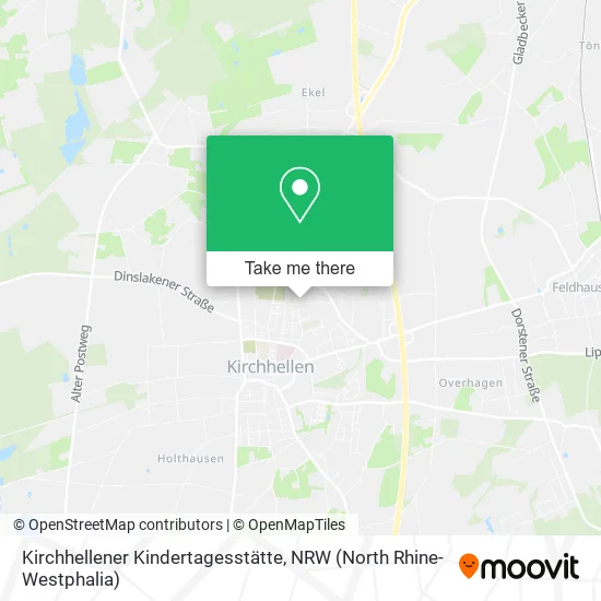Карта Kirchhellener Kindertagesstätte