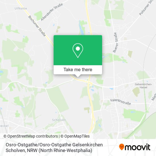 Osro-Ostgathe / Osro-Ostgathe Gelsenkirchen Scholven map
