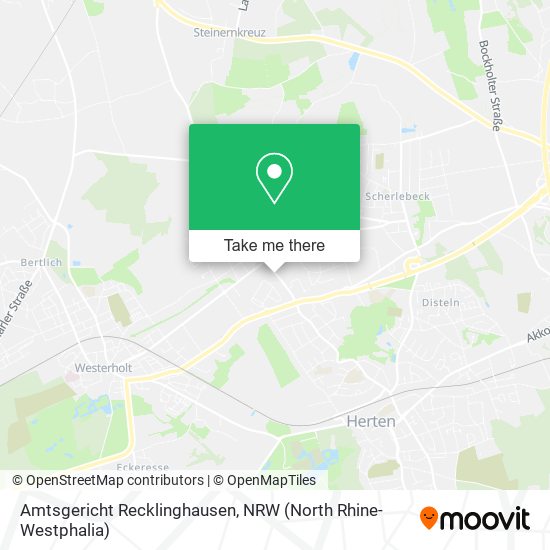Amtsgericht Recklinghausen map