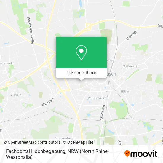 Карта Fachportal Hochbegabung