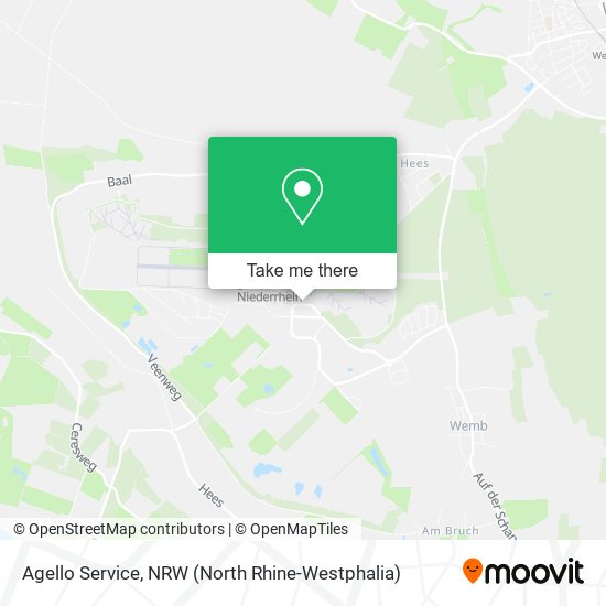 Agello Service map