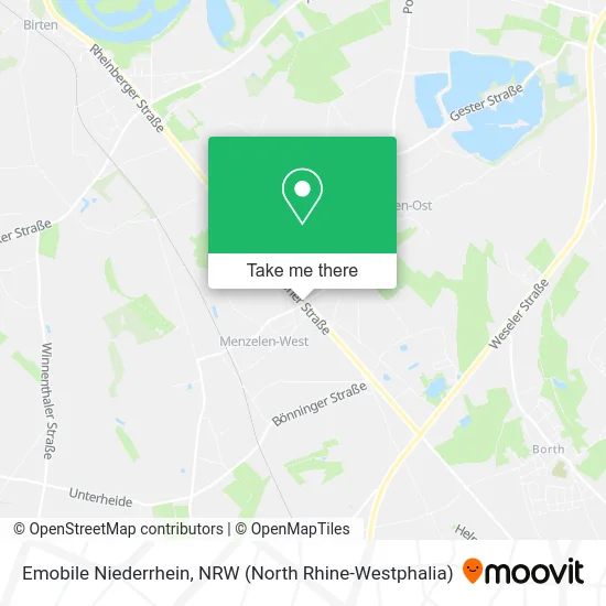 Карта Emobile Niederrhein