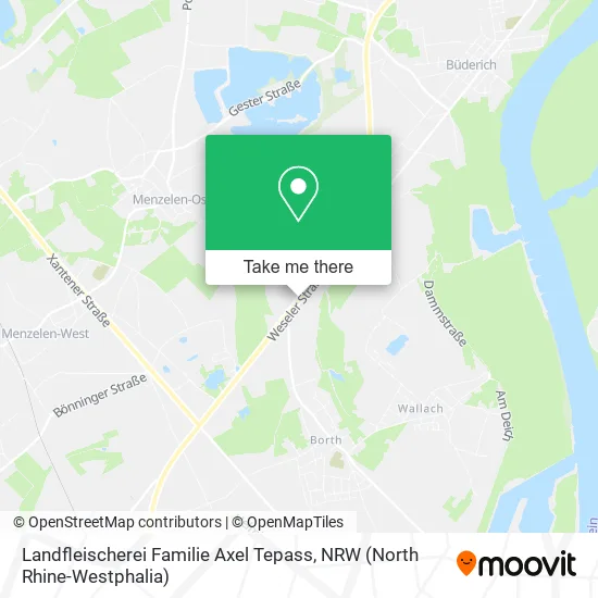 Карта Landfleischerei Familie Axel Tepass