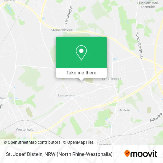 Карта St. Josef Disteln