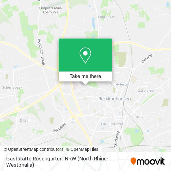 Gaststätte Rosengarten map