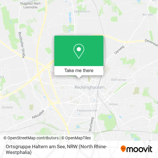 Карта Ortsgruppe Haltern am See