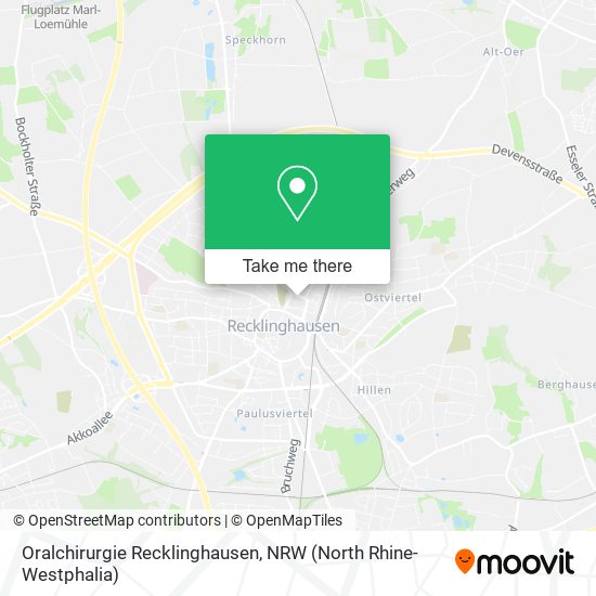 Oralchirurgie Recklinghausen map