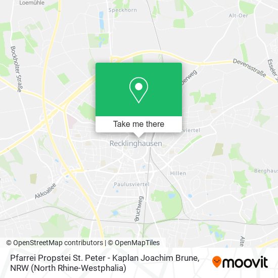Pfarrei Propstei St. Peter - Kaplan Joachim Brune map