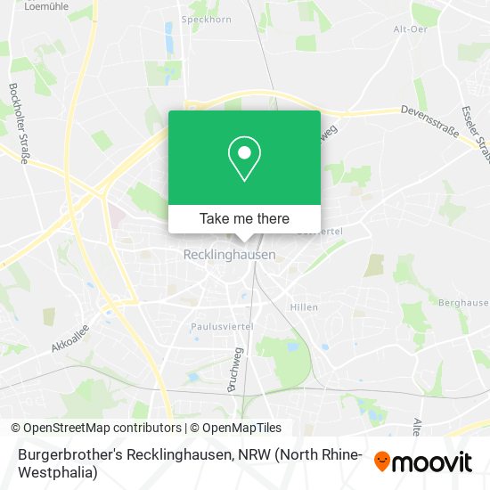 Burgerbrother's Recklinghausen map