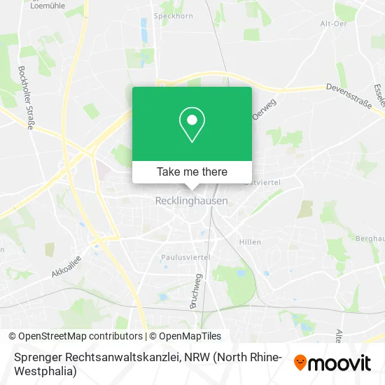Карта Sprenger Rechtsanwaltskanzlei