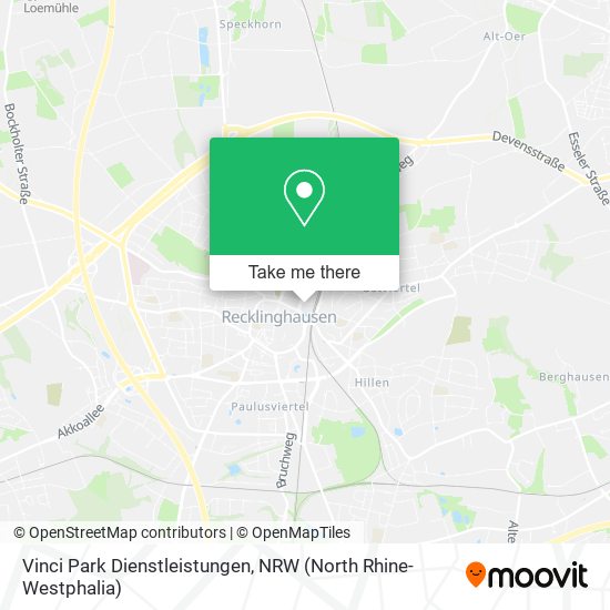 Vinci Park Dienstleistungen map