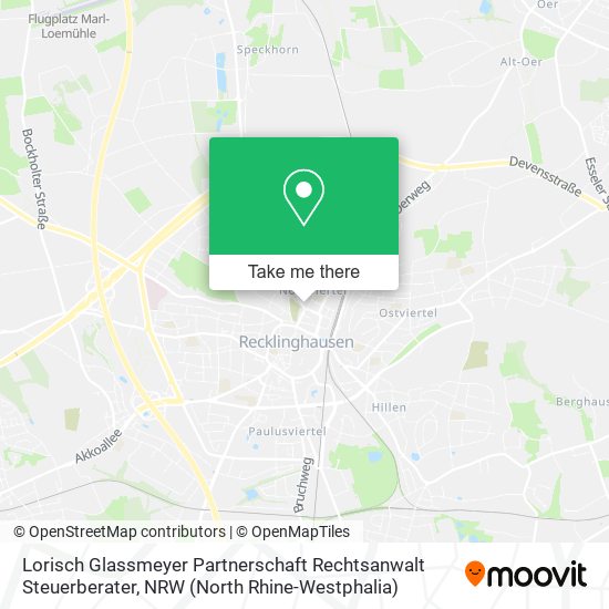 Lorisch Glassmeyer Partnerschaft Rechtsanwalt Steuerberater map