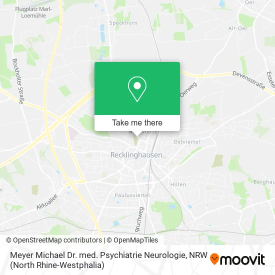 Карта Meyer Michael Dr. med. Psychiatrie Neurologie