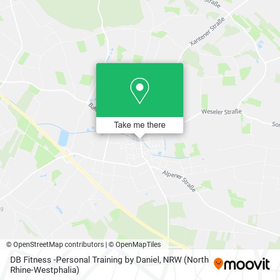 Карта DB Fitness -Personal Training by Daniel