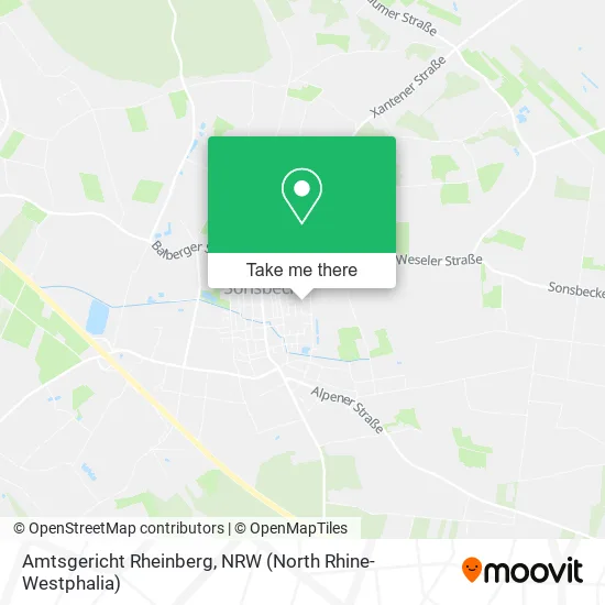 Карта Amtsgericht Rheinberg