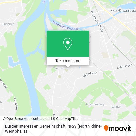 Bürger Interessen Gemeinschaft map