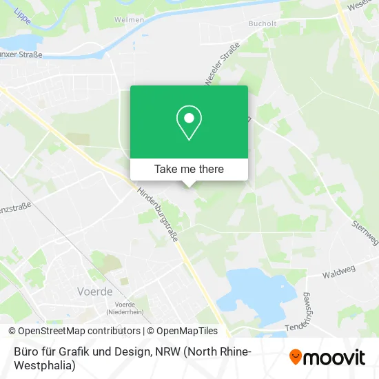 Карта Büro für Grafik und Design