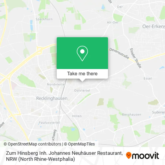 Карта Zum Hinsberg Inh. Johannes Neuhäuser Restaurant