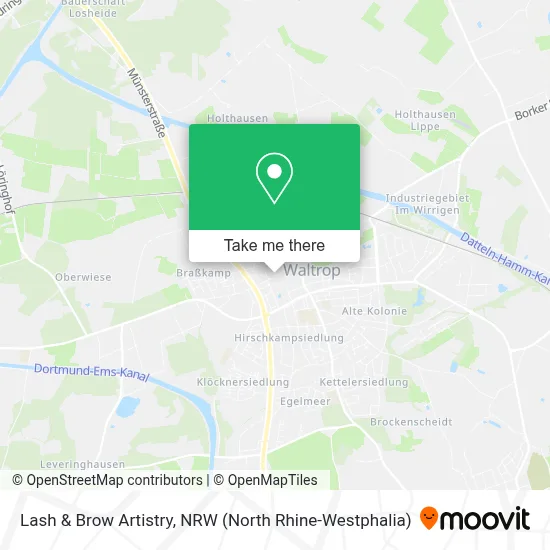 Lash & Brow Artistry map