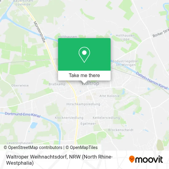 Waltroper Weihnachtsdorf map