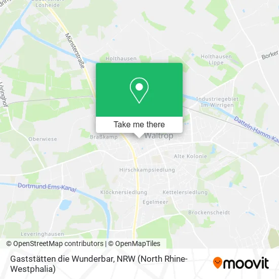 Карта Gaststätten die Wunderbar