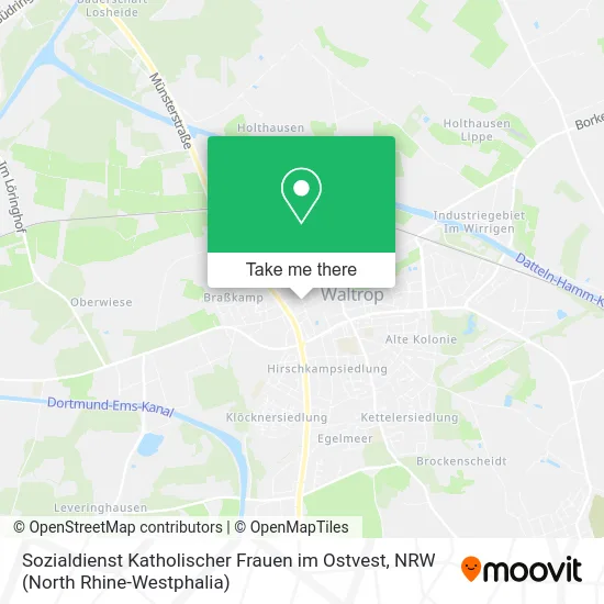 Карта Sozialdienst Katholischer Frauen im Ostvest