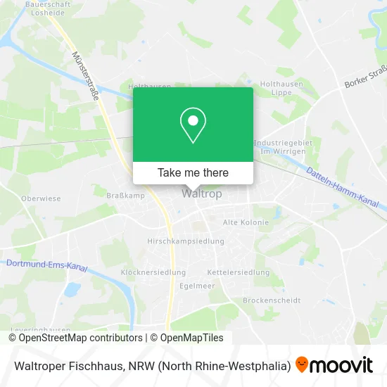 Waltroper Fischhaus map