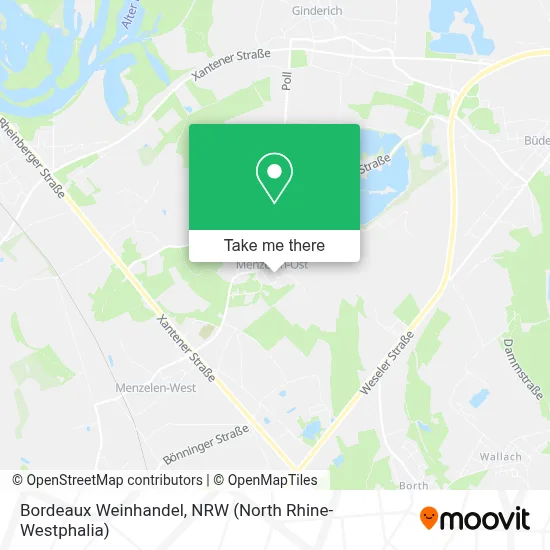 Bordeaux Weinhandel map