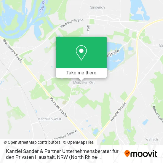 Карта Kanzlei Sander & Partner Unternehmensberater für den Privaten Haushalt