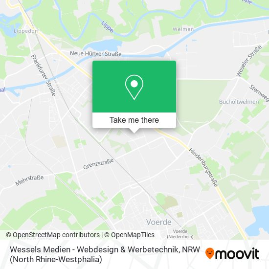 Wessels Medien - Webdesign & Werbetechnik map
