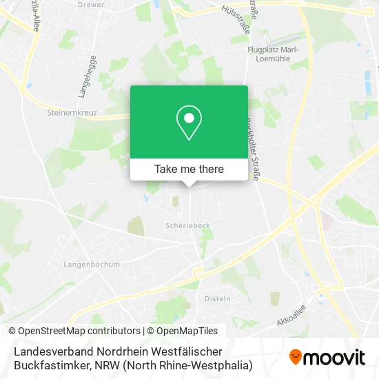 Карта Landesverband Nordrhein Westfälischer Buckfastimker