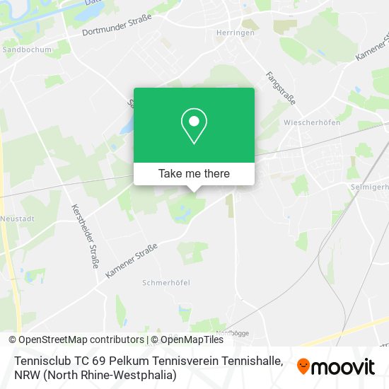 Tennisclub TC 69 Pelkum Tennisverein Tennishalle map