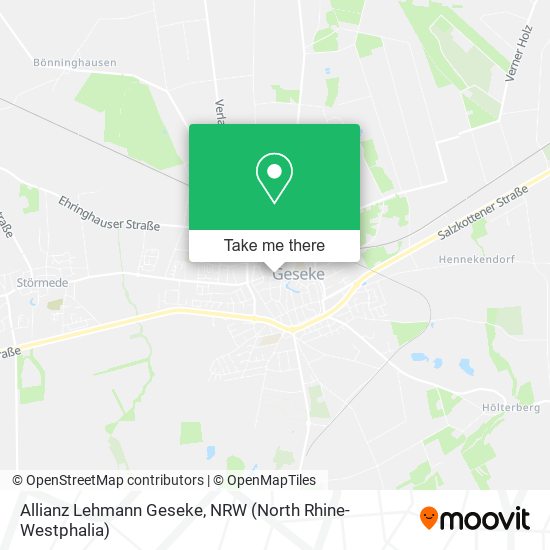 Allianz Lehmann Geseke map
