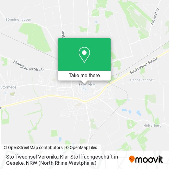 Stoffwechsel Veronika Klar Stofffachgeschäft in Geseke map