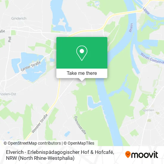 Карта Elverich - Erlebnispädagogischer Hof & Hofcafé