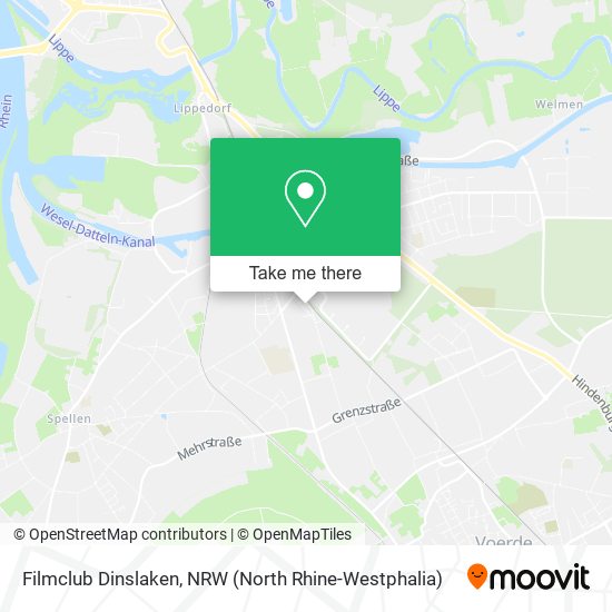 Filmclub Dinslaken map
