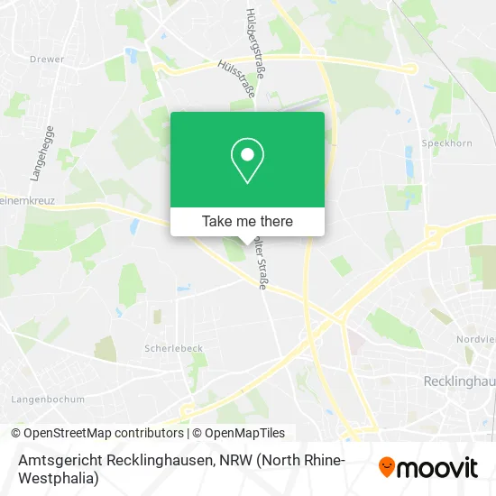 Карта Amtsgericht Recklinghausen