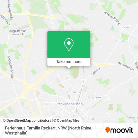 Ferienhaus Familie Reckert map