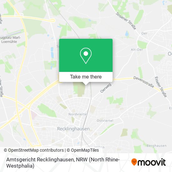 Amtsgericht Recklinghausen map