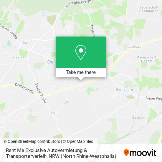 Rent Me Exclusive Autovermietung & Transporterverleih map
