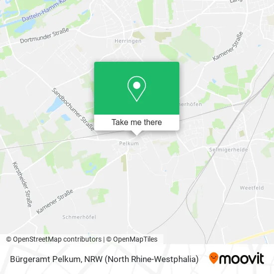 Карта Bürgeramt Pelkum